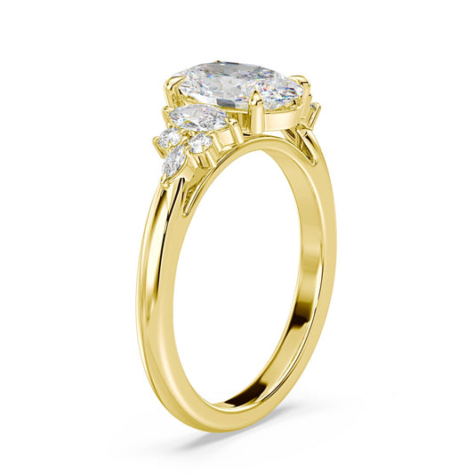 Accented Cathedral Ring