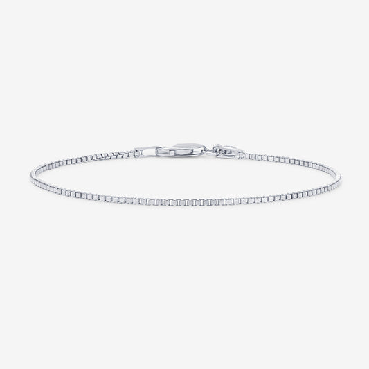 "Something Blue" Diamond Drop Bracelet