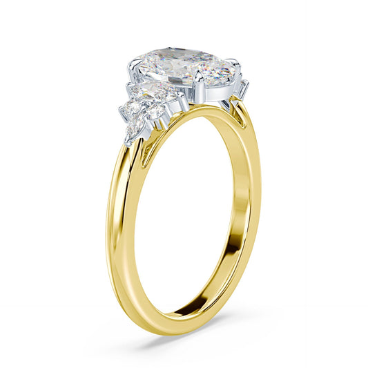 Accented Cathedral Ring