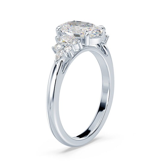 Accented Cathedral Ring