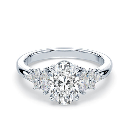 Accented Cathedral Ring