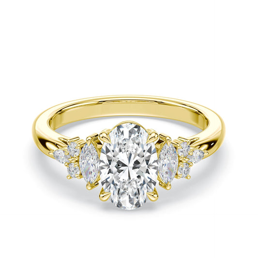 Accented Cathedral Ring
